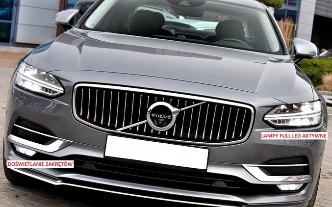 Volvo S90 cena 109900 przebieg: 180000, rok produkcji 2017 z Płock małe 742